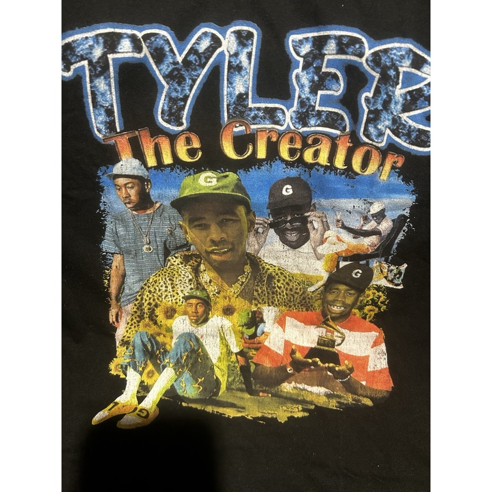 Vintage Tyler The Creator Black T Shirt Large Unisex